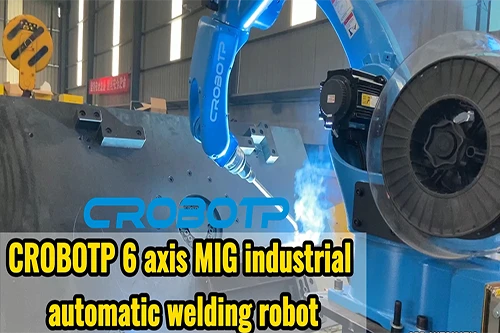 Karsti tiek pārdots CROBOTP 6 Axis MIG rūpnieciskais automātiskais metināšana...